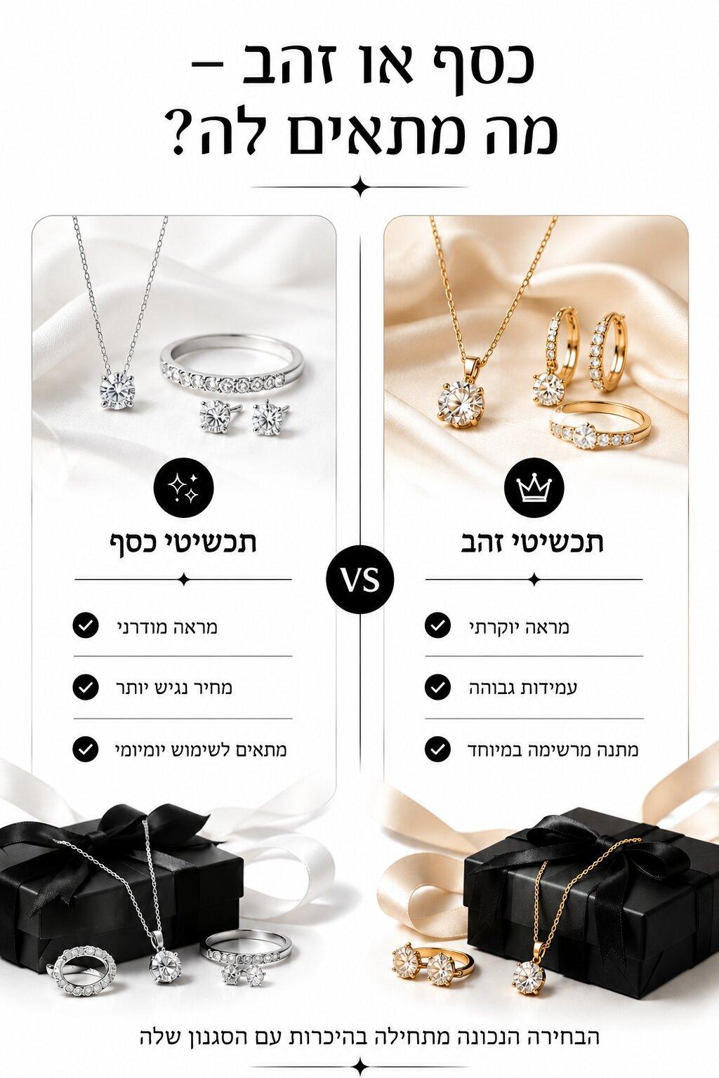 איך לבחור תכשיט לאישה - המדריך המלא לבחירה מרגשת ומדויקת לכל אירוע